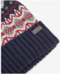 Men’s Barbour Case Fair Isle Beanie - Blue Granite