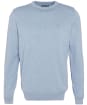 Men's Barbour Pima Cotton Crew Neck Sweater - Mineral Blue