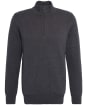 Men’s Barbour Cotton Half Zip Sweater - Charcoal