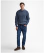 Men's Barbour Horseford Crew Neck Sweater - River Blue