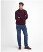 Men's Barbour Horseford Crew Neck Sweater - Port