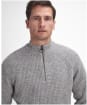 Men's Barbour Horseford Half-Zip Jumper - Stone