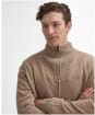 Barbour Nelson Essential Full-Zip Jumper - Stone