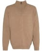 Barbour Nelson Essential Full-Zip Jumper - Stone