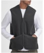 Men's Barbour Warm Pile Waistcoat / Zip-In Liner - Sage