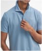 Men's Barbour Sports Polo 215G - Cool Blue