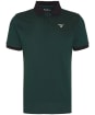 Men's Barbour Sports Polo Mix Shirt - Evergreen