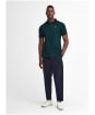 Men's Barbour Sports Polo Mix Shirt - Evergreen