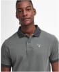 Men's Barbour Sports Polo Mix Shirt - Mid Grey