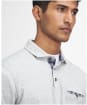 Men's Barbour Long Sleeve Corpatch Polo Shirt - Grey Marl