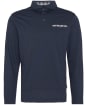 Men's Barbour Long Sleeve Corpatch Polo Shirt - NAVY/BLUE GRANIT