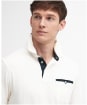 Men's Barbour Long Sleeve Corpatch Polo Shirt - Whisper White