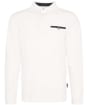 Men's Barbour Long Sleeve Corpatch Polo Shirt - Whisper White