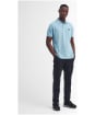 Men's Barbour International Essential Polo - Concrete Blue