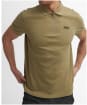 Men's Barbour International Albury Short Sleeve Polo Shirt - Bleached Olive