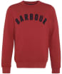 Men's Barbour Prep Logo Crew Sweater - Highland Red