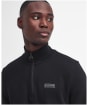 Men’s Barbour International Essential Half Zip Sweater - Black / Pewter