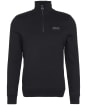 Men’s Barbour International Essential Half Zip Sweater - Black / Pewter