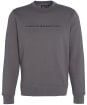 Men's Barbour International Shadow Crew Sweatshirt - Plum Grey