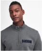 Cotes Half Zip - Mid Grey Marl