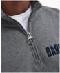 Cotes Half Zip - Mid Grey Marl