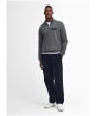 Cotes Half Zip - Mid Grey Marl