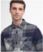 Men’s Barbour Tartan Cannich Overshirt - Blue Granite Tartan