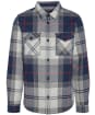 Men’s Barbour Tartan Cannich Overshirt - Blue Granite Tartan