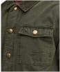 Men's Barbour Grindle Cotton Overshirt - Mid Olive