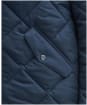 Men's Barbour Winter Chelsea Quilted Jacket - NAVY/GREENLOCH T