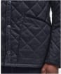 Men's Barbour Checked Heritage Liddesdale Quilted Jacket - Dark Navy