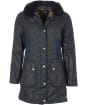 Women's Barbour Bower Waxed Jacket - Navy