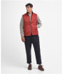 Men's Barbour Finn Gilet - Dark Red