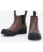 Men's Barbour International Storm Chelsea Wellington Boots - DARK SAND/BLACK