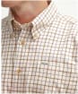 Men's Barbour Bank Check Shirt - Merlot