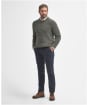 Men's Barbour New Tyne Crew Neck Sweater - Derby Tweed