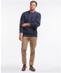 Men's Barbour New Tyne Crew Neck Sweater - Denim