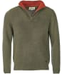 Men's Barbour Nelson Half Zip Sweater - Seaweed