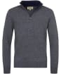 Men's Barbour Nelson Half Zip Sweater - Storm Grey