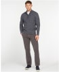 Men’s Barbour Sid Half Zip Knit - Navy Marl