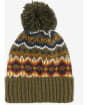 Men’s Barbour Case Fair Isle Beanie - Olive