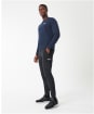 Men's Barbour International Essential Crew Neck Sweat - International Navy