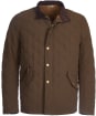 Men's Barbour Shoveler Quilted Jacket - Dark Olive