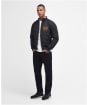 Men’s Barbour International Steve McQueen Quilted Merchant Jacket - Black