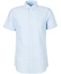 Men's Barbour Oxtown Short Sleeve Tailored Shirt - Sky