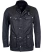 Men's Barbour International Duke Waxed Jacket - Black