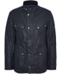 Men's Barbour International Duke Waxed Jacket - Navy