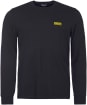 Men's Barbour International Long Sleeve Logo Tee - Black