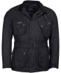 Men’s Barbour International Coloured SL International Waxed Jacket - Black