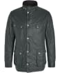 Men's Barbour International Tourer Duke Waxed Jacket - Sage